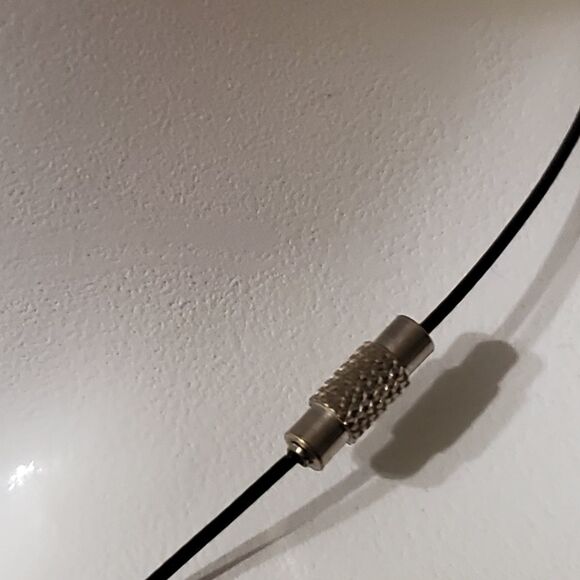 Silver Tone & Black Fairy Tail Necklace - Picture 5 of 5